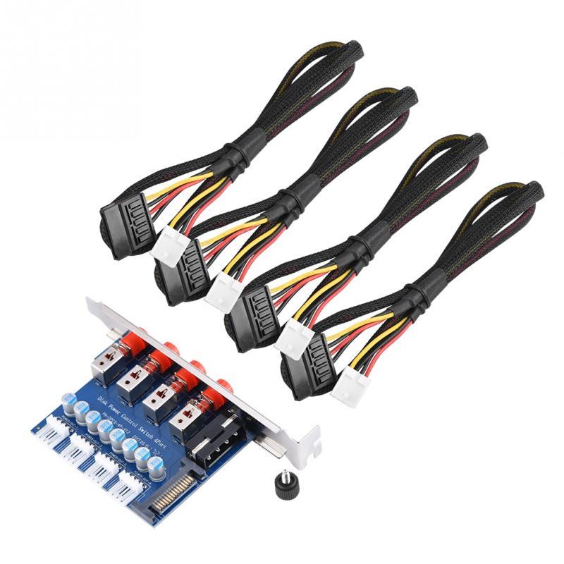 

HDD Power Control Switch Hard Drive Selector SATA Drive Switcher For Desktop PC Computer