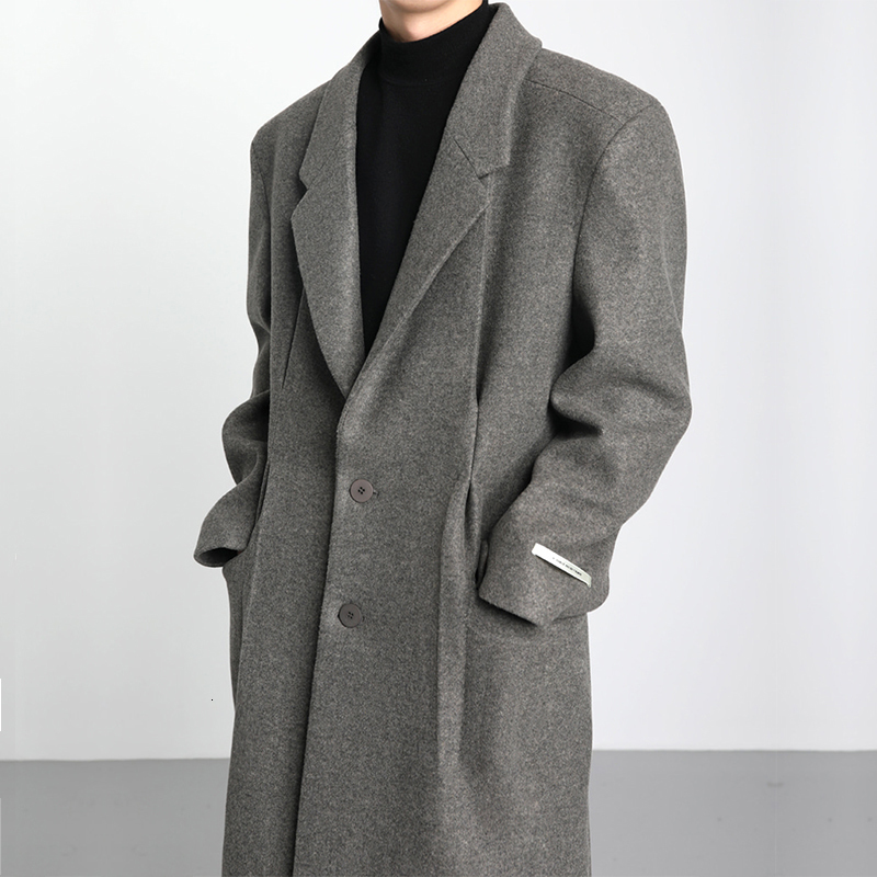 

2021 New Coat Is Korean Version Jacket Length of Male Knee with Thick Hot Woolen Cloth NJTQ, Games