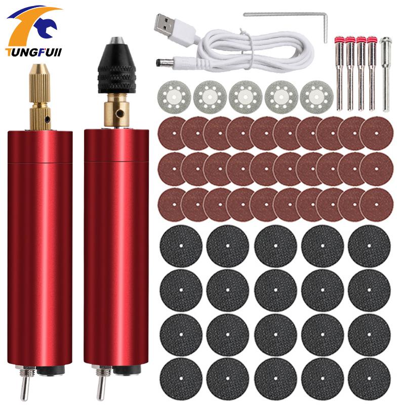 

USB Mini Drill Electric Carving Pen DIY Grinder Electric Hand Drill Portable Rotary Tools Kit for Engraving Grinding Polishing