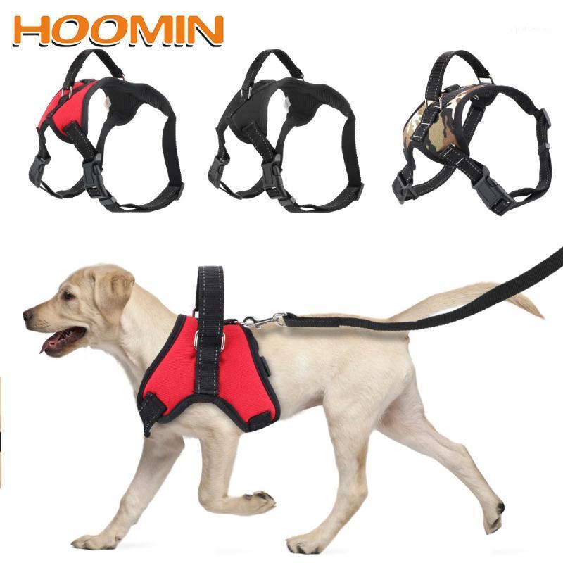 

HOOMIN Heavy Duty Dog Pet Harness Collar Vest Dog Harness For Medium Large Dogs Walking Running Adjustable Dogs Supplies1
