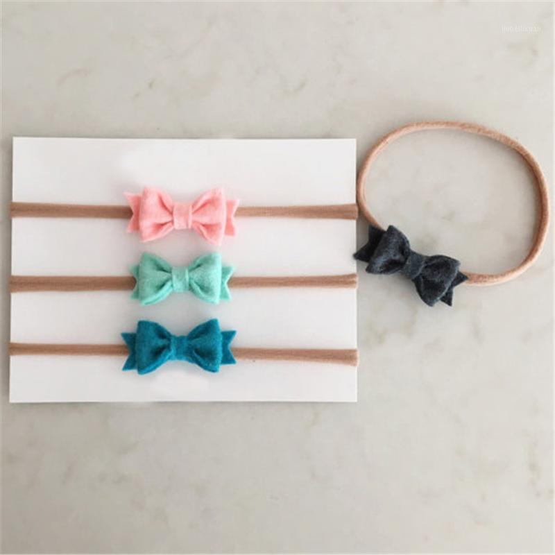 

3pcs/lot Cute Bow Headbands For Kids Soft Nylon Hairband Accessories Non-Woven Fabric Bows Head Wear Hair Accessories For Girls1, Nsfb-9450-2a3307