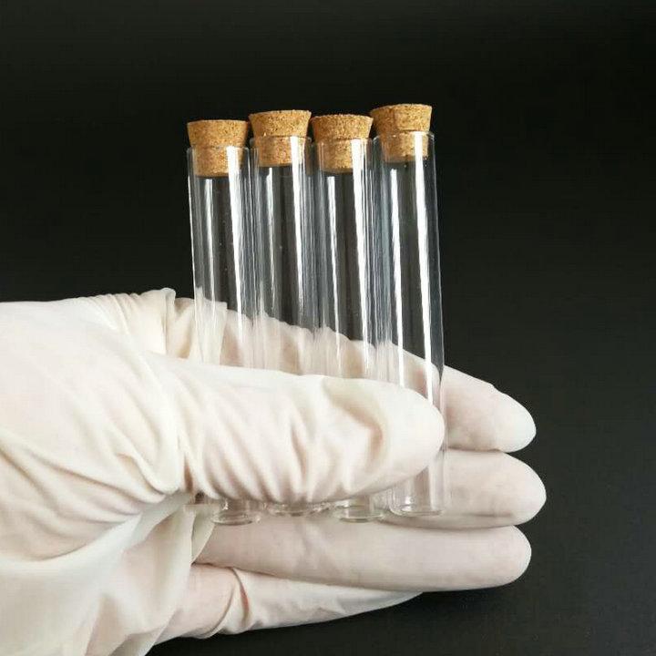

50pcs/lot 12*75mm Flat Bottom Clear Glass Test Tubes With Cork Stopper For Kinds Of Laboratory/schools Q BbytFu Tivlg
