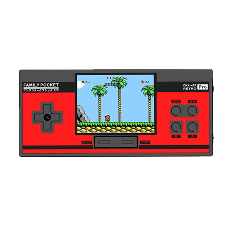 

Mini Handheld Game Consoles 3inch LCD Portable Retro NES FC Game Machine Double Video Game Player TV Out 348 Classic Games for Kids Gift