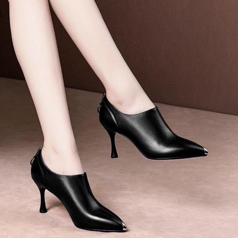 

Women's Pumps Shoes Cheap Casual Pointed Slip on Women's Pumps High Quality Rubber Shoes Zapatos Mujer Chaussure, Beige