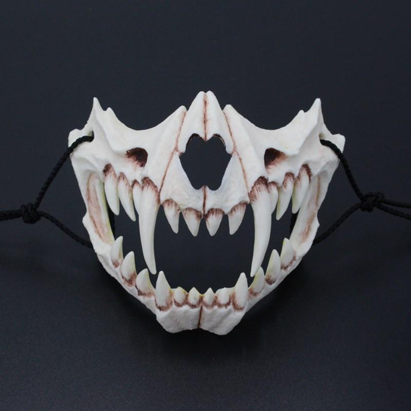 

New The Japanese Dragon God Mask Eco-friendly and Natural Resin Mask for Animal Theme Party Cosplay Animal Handmade