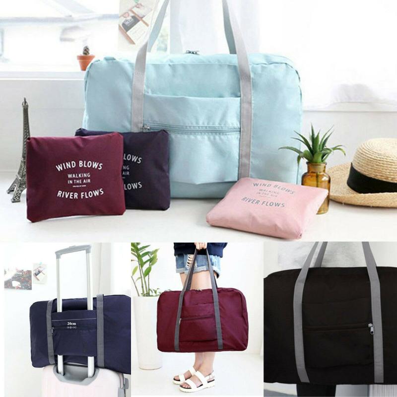 

Fashion WaterProof Travel Bag Storage Bags Large Capacity journey duffle Women Men Nylon Folding Bag Luggage Handbag Lightweight