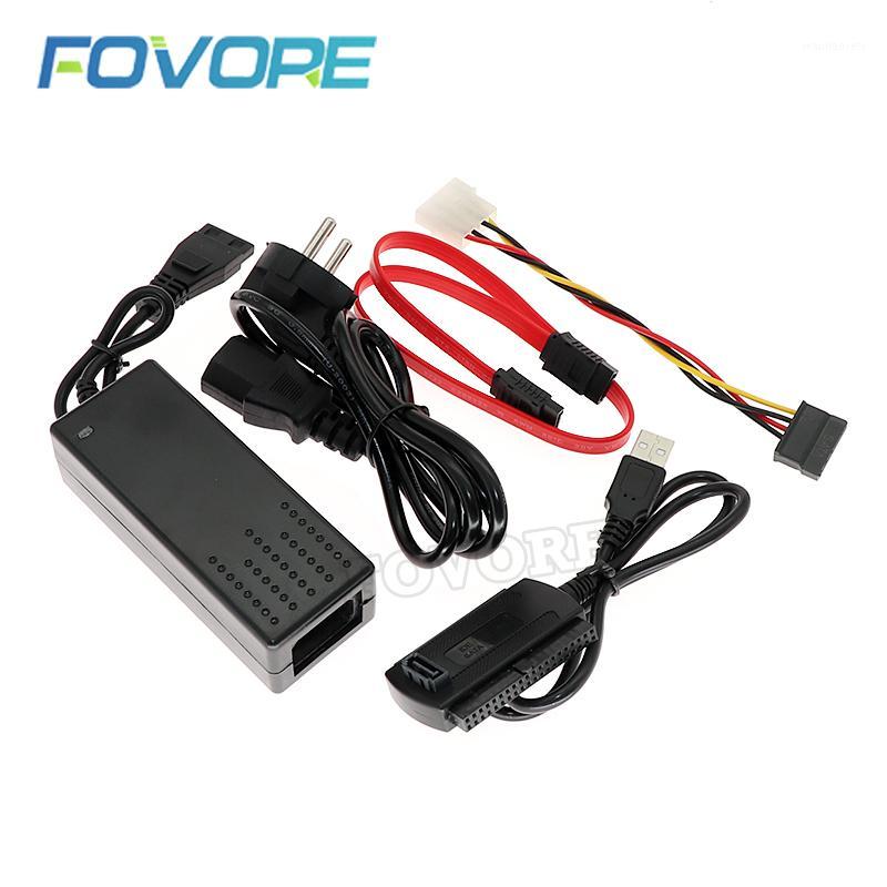 

SATA PATA IDE Drive to USB 2.0 Adapter Converter Cable for Hard Drive Disk HDD 2.5" 3.5" with External AC Power Adapter1