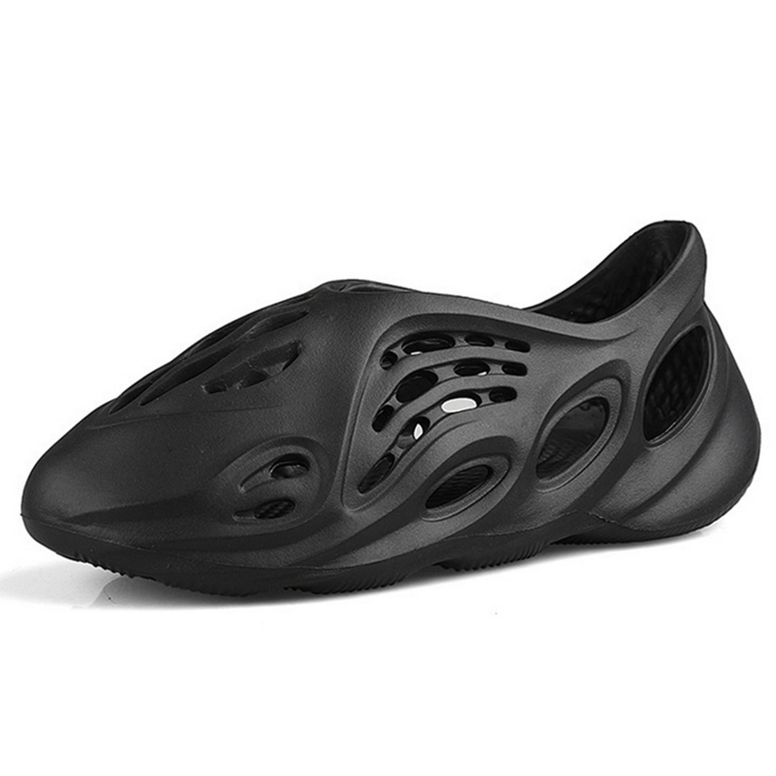 

2022 Sandals Beach Slide Mens Women Slippers Outdoor Summer Flat Shoes Foam Runner Slipper, Black