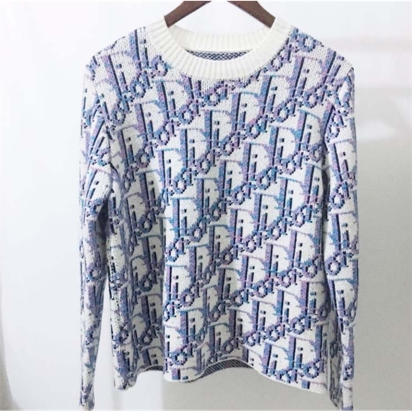 

2021 new fashion designer knitting brand knitted long sleeve sweater luxury clothing pullover famous casual for women female W1217, As photo show