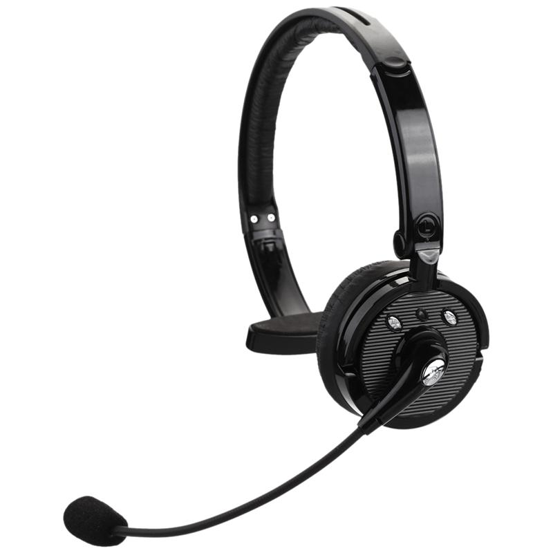 

Wireless Bluetooth Headphones PC Headset with Noise Cancelling Mic for Skype Call Center Phone Office Conference Calls, Black