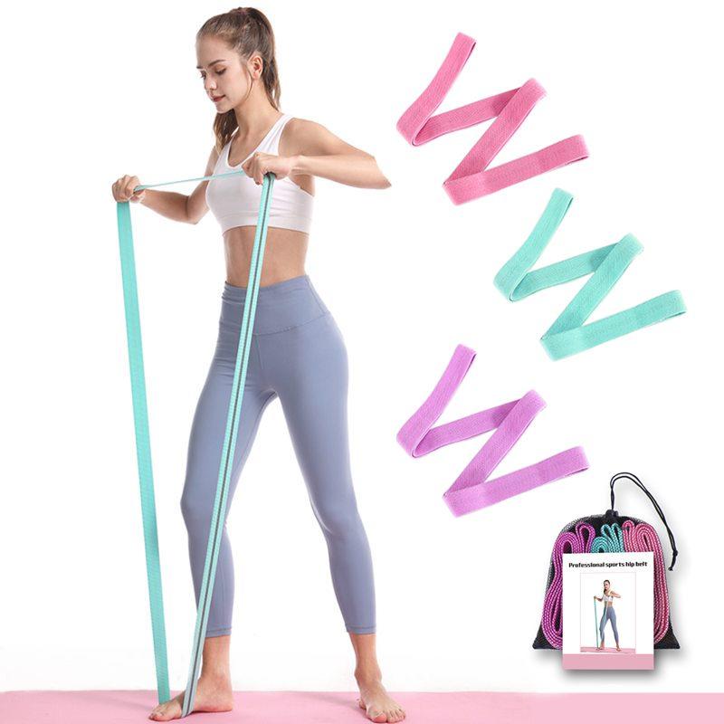 

Yoga Pull Up Assist Bands Polyester Elastic Resistance Band Set Long Exercise Loop Bands Home Gym Fitness Stretching Equipment