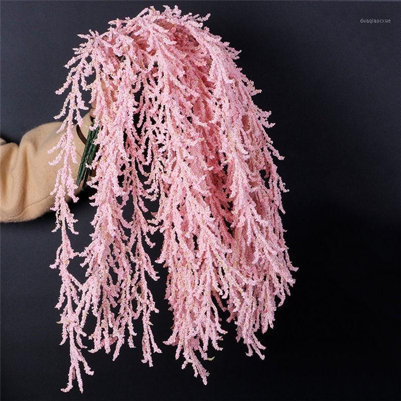 

Artificial Flower Simulation lover fan wall hanging wedding ceiling decoration indoor mall store activity set fake flower rattan1