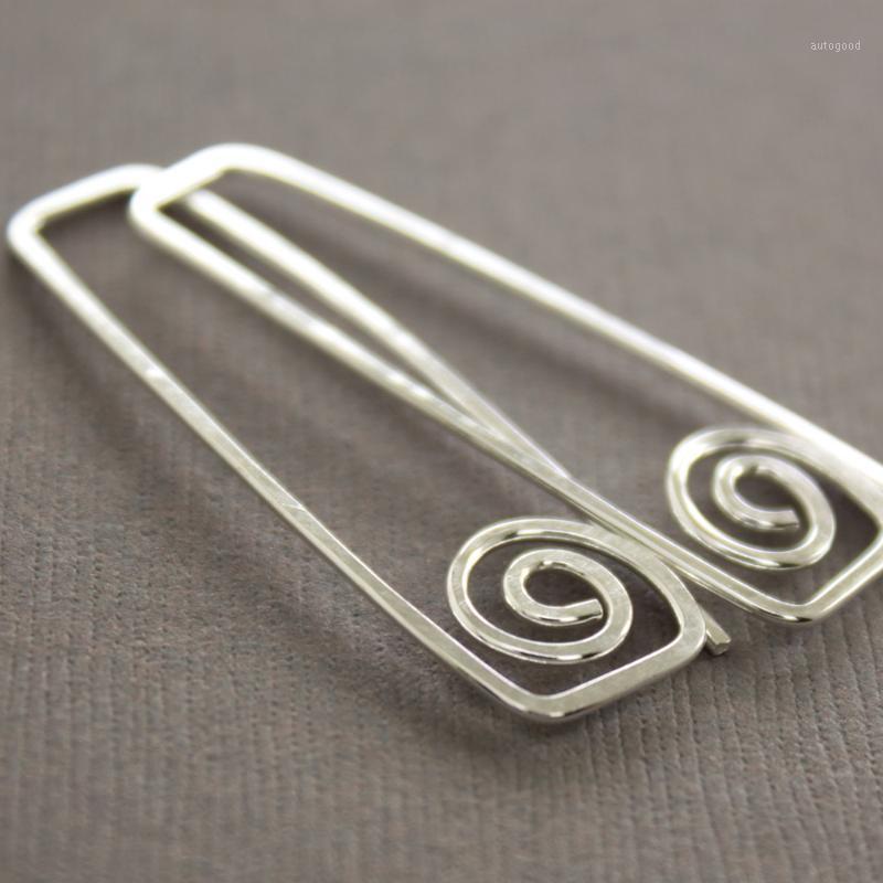 

Dangle & Chandelier Square Earrings Handmade Jewelry 925 Silver Gold Filled Brincos Vintage Boho Hammered Pendientes For Women Oorbellen1