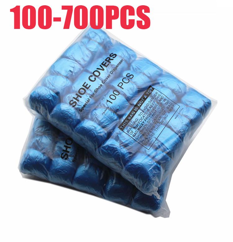 

700-100PCS T Buckle PE Shoe Cover Machine Shoe Cover Disposable Convenient And Comfortable Model House High Quality