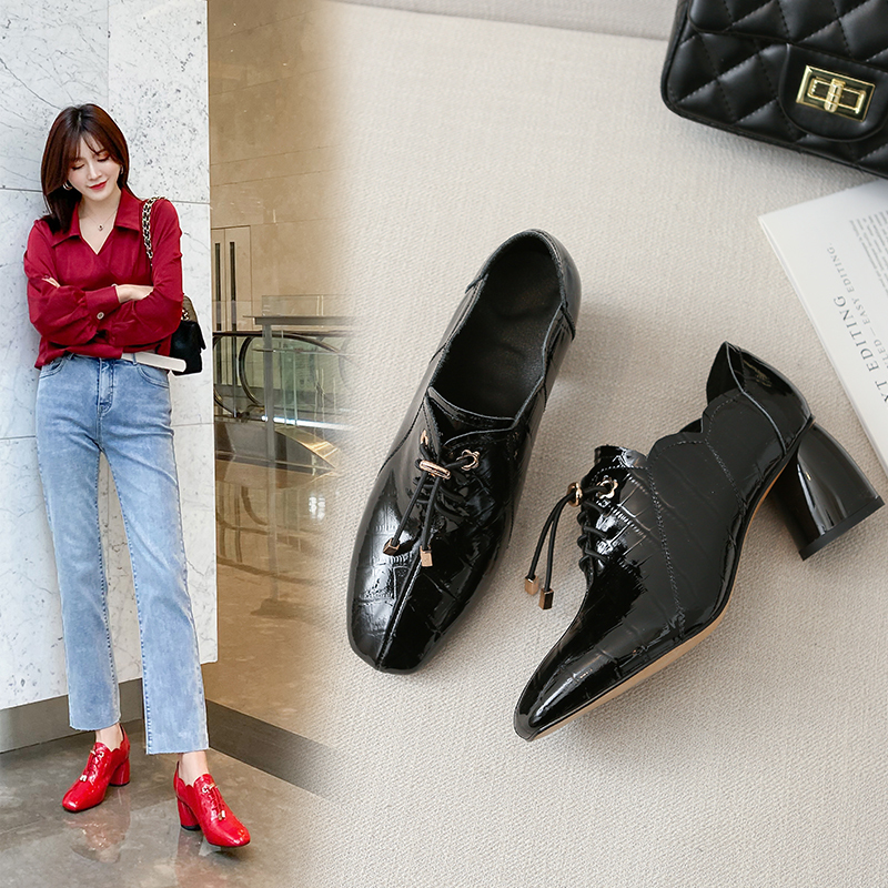 

2021 Female Pumps Hot Natural 22-24.5cm Ladies Internet Mouth Deep Stone Record Shoes C9OU, Black