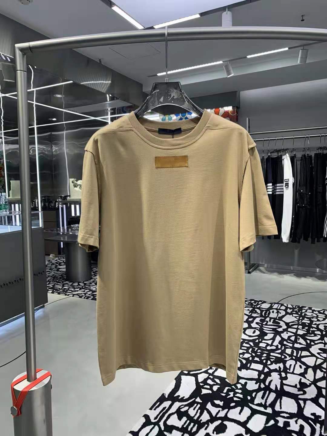 

21SS early spring letters Short sleeve Tee Men Women High Street Fashion Short Sleeves T-Shirts zdll0107, White;black