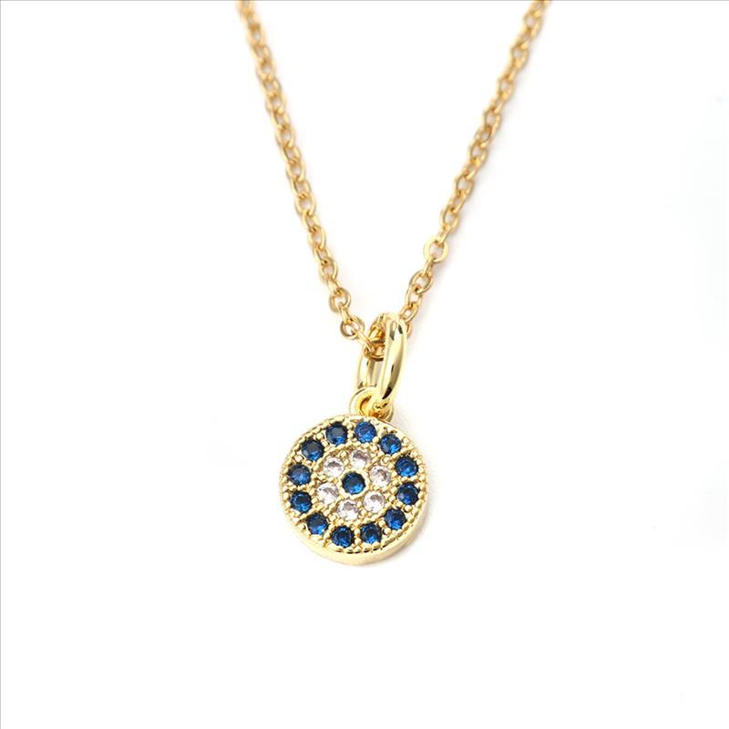 

Pendant Necklaces DoreenBeads Stainless Steel Chain Necklace Gold Round Cubic Zirconia Women Jewelry Gift 45cm Long, 1 Piece