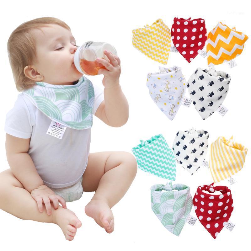 

Baby Bib Soft Cotton Baby Drool Bibs Cute Triangle Scarf Comfortable Drooling and Teething Unisex Bibs Saliva Towel for Newborn1, Ka0009