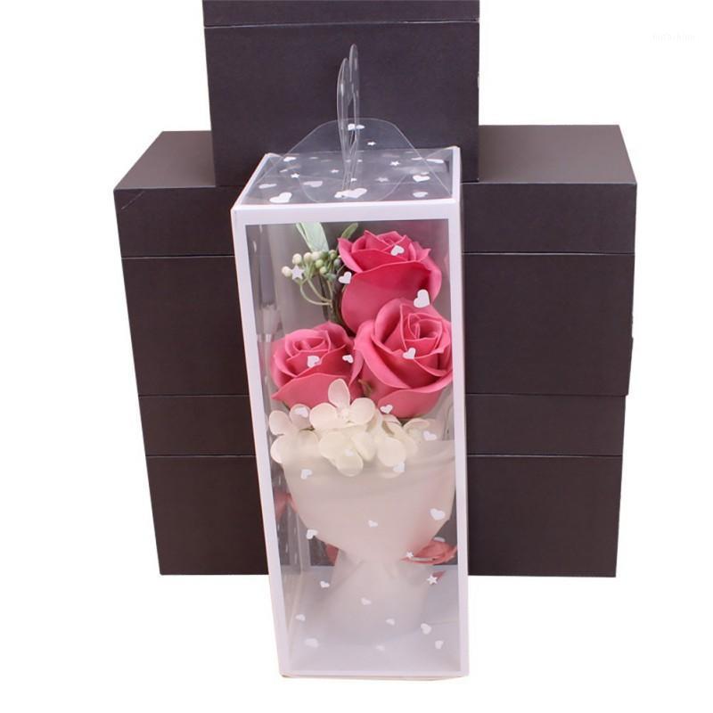 

Creative Gift 3 Soap Simulation Rose Bouquet Gift Box Valentine's Day Wedding Festive Party Supplies Artificial Decorations1