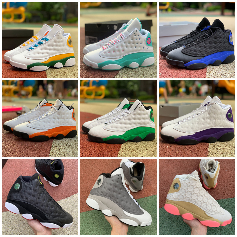 

2020 New 13 13s jumpman Outdoor shoes green reverse he got game Paul Away low chutney mens Sneakers, As photo 10