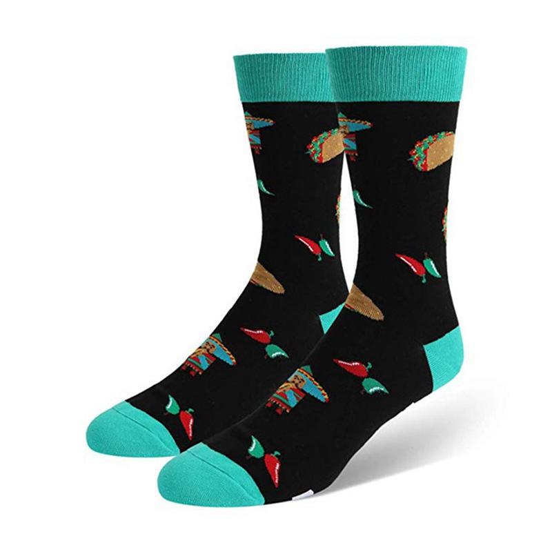 

1Pair Cycling Socks Adult Letter Printed Cotton Spandex Hosiery Sports Socks Footwear Accessories