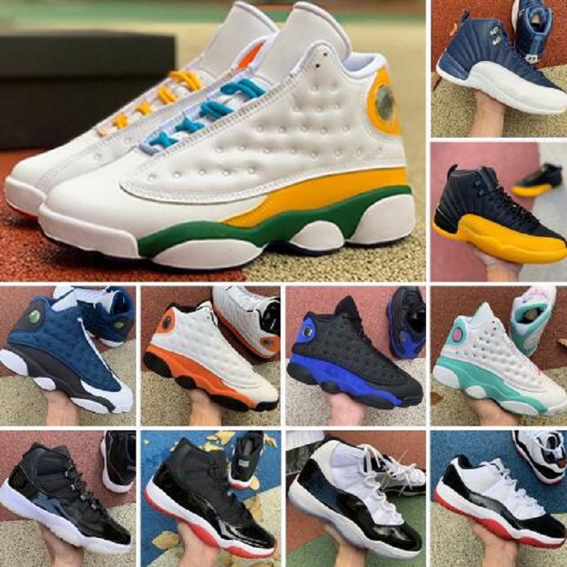 

2021 Jumpman 13 Red Flint 13s Women Mens Basketball Shoes Soar Green Pink Chicago Hyper Royal 13 Bred Lucky Green sneakers mens trainers, # 12