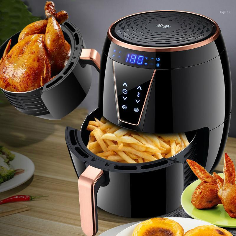 

4.5L Large Capacity Multifunctional Air Fryer LCD Touch Electric Hot Air Oil Free Smokeless Roast Chicken Oven Kitchen Cooker1