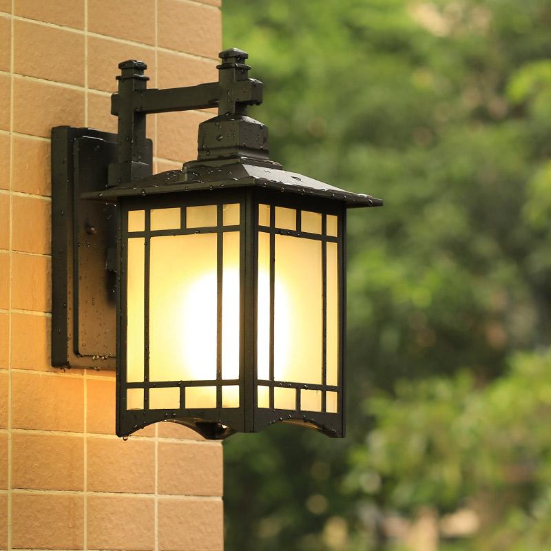 

Solar outdoor light waterproof wall light outdoor garden villa balcony corridor lighting villa garden gate wall