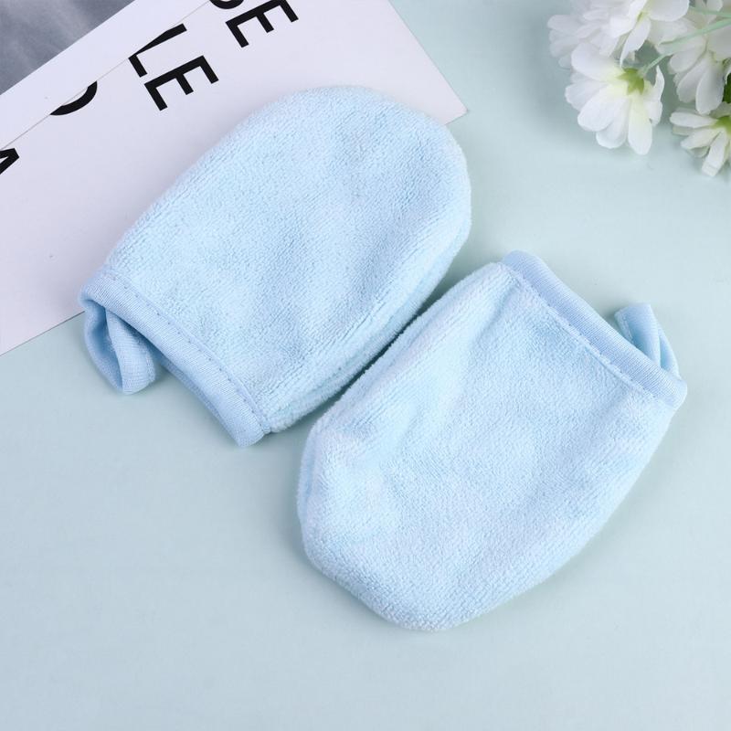 

3Pcs Facial Cleaning Gloves Makeup Removal Puff Powder Cleaning Gloves Thickened Pads Cosmetic Supplies for Women Girls