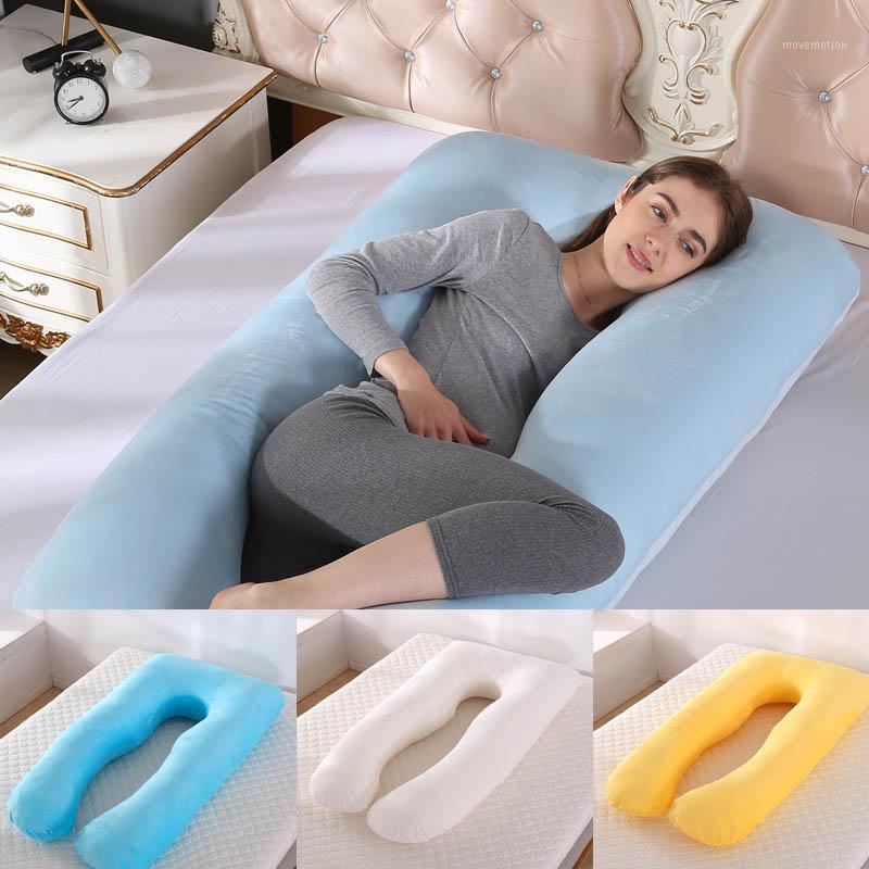 

U Shape Maternity Pillow Baby Breastfeeding Plush Pillow Cover Sleep Support Pregnancy Pillows for Side Sleeper Pregnant Women1