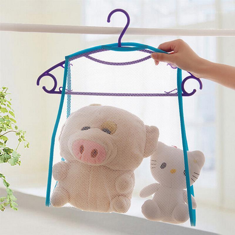 

Drying Net Windproof Drying Rack Fine Mesh Print Multifunctional Pillow Toys Sun Underwear Pillow Net Hanging Rack1, Random colors