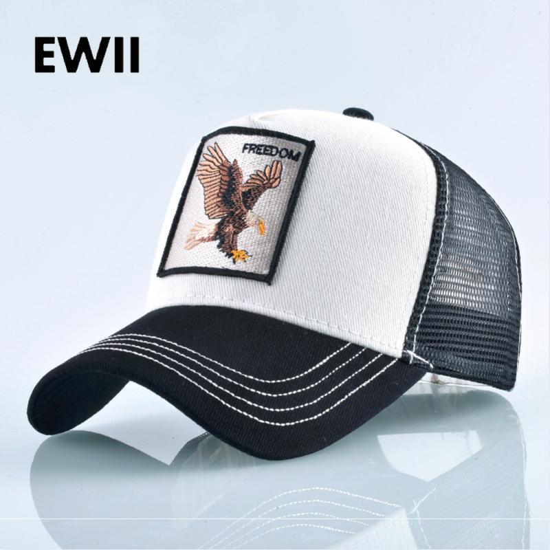 

2020 Women full baseball cap men trucker hat summer snapback hip hop hats for men breathable mesh caps women gorro feminino, White