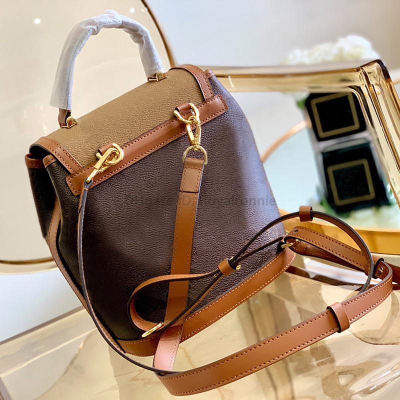 

2021 5A Best luxurys designers Tote bags Fashion womens backpack bag Printed Handbag Bucket bag Real leather ladies Shoulder Bag purse, No bags