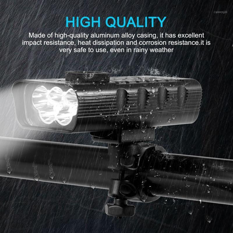 

Bike Light USB Rechargeable Bike Headlight 5 LED Super Bright Bicycle Easy To Install Front Lights Back Rear Light Practical1