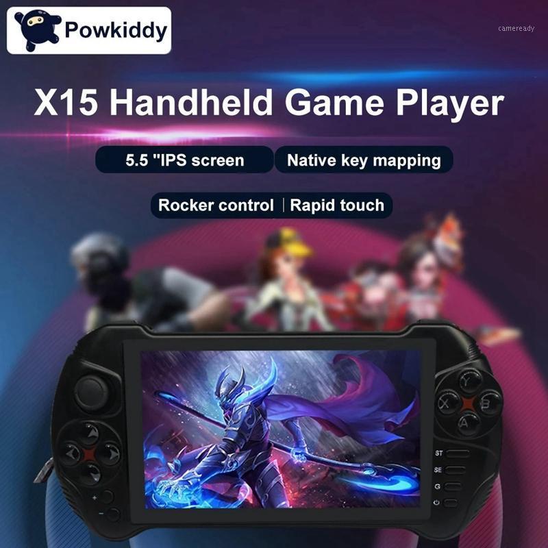 

Powkiddy X15 Android Handheld Game Console WiFi Video Game Player 5.5-Inch Press Sn MTK8163 Quad Core 2G RAM 32G ROM TF Card1