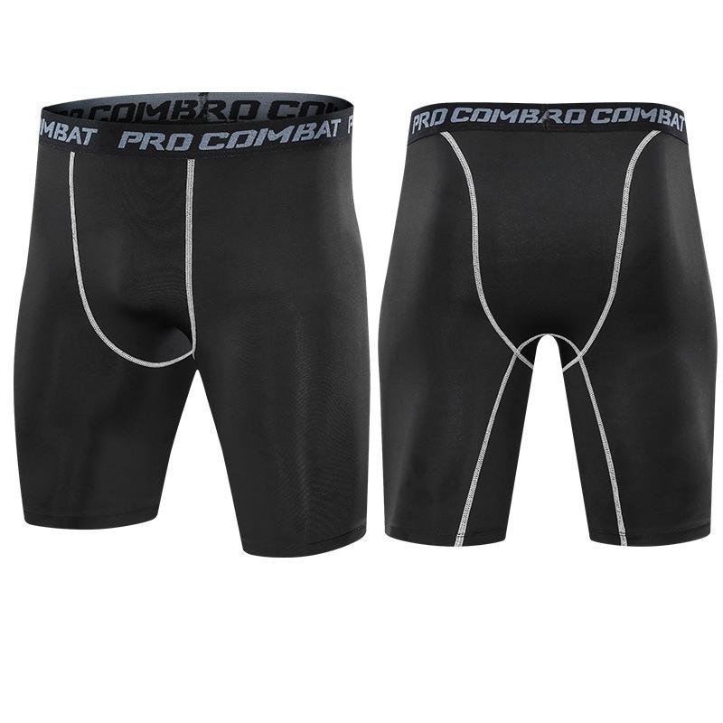 

Mens Compression Shorts Line Short Tights Skinny Bodybuilding Breathable Man' Bottom Fitness Qucik dry Shorts Sportswear, As pic