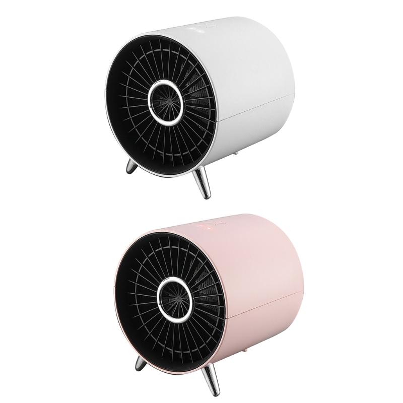 

US/EU Plug Leafless Desktop Electric Heater Energy-saving Silent Hot Air Heater