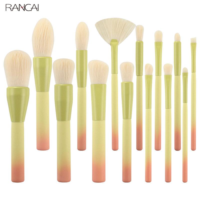 

RABCAI 14pcs Makeup Brushes Set Soft Cosmetic Powder Blending Foundation Eyeshadow Blush Brush Kit Make Up Tools