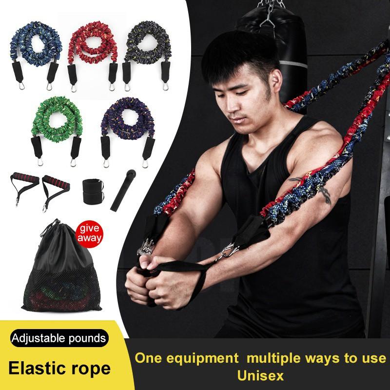

11Pcs Expander Yoga Exercise Fitness Rubber Tubes Band Resistance Bands Set Stretch Training Home Gyms Workout Elastic Pull Rope