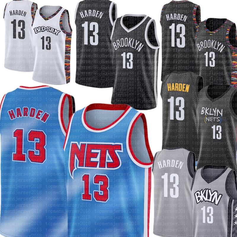 

Harden 2021 James 13 Harden Jersey Kevin 7 Durant 11 Irving 2020 2021 Kyrie New City Mens Basketball Jerse, Black;red