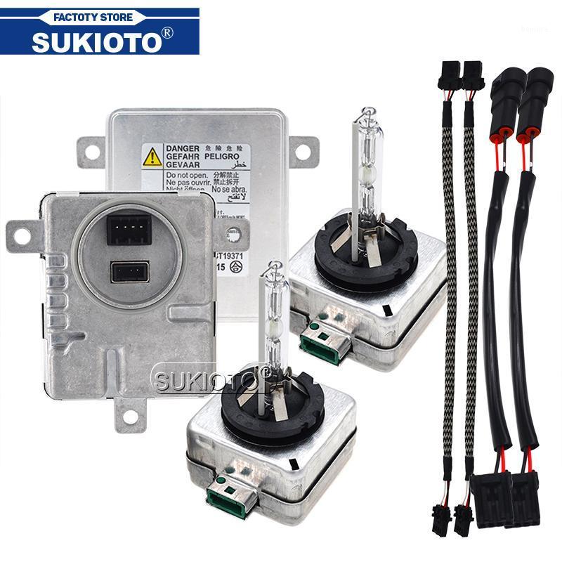 

SUKIOTO Original 55W Xenon D3S HID Ballast Kit Xenon D1S 6000K 8000K 5000K 4300K D1R D3R Car Light Bulb Lamp For A3 A6 2 Q5 Q71