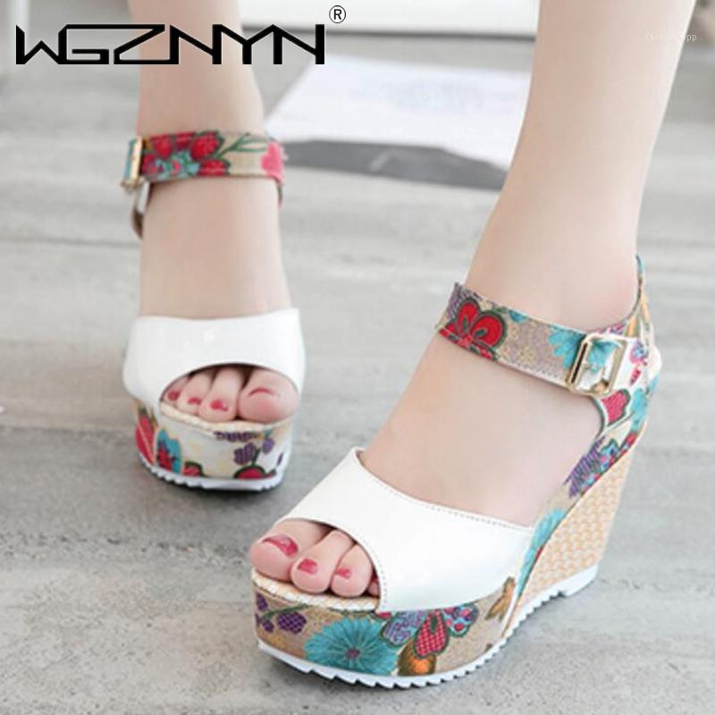 

Women Sandals Summer Hollow Gladiator Wedges Outdoor Shoes Woman Slides Peep Toe Hook & Loop Solid Lady Casual Zapatos De Mujer1