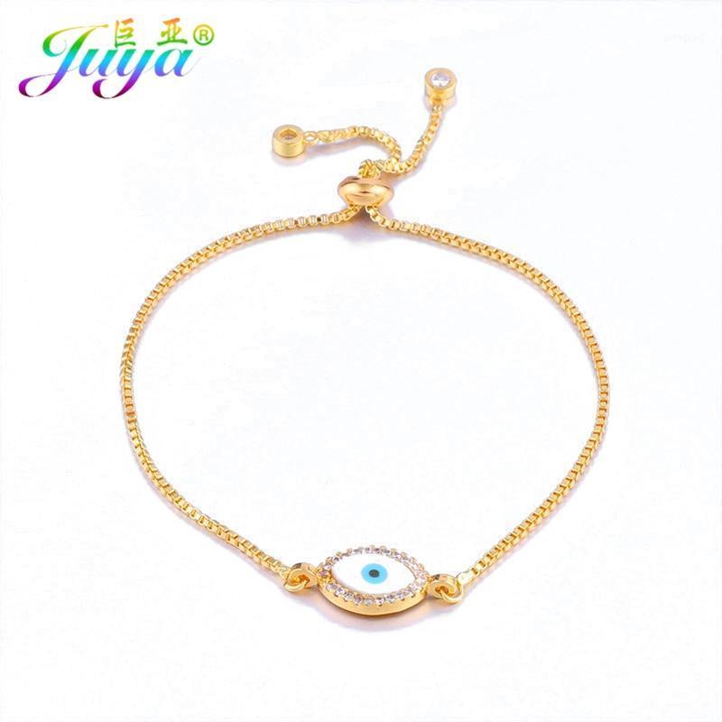 

Charm Bracelets Handmade Shell Jewelry Supplies Gold//Rose Gold Evil Eye For Women Men Party Gift1