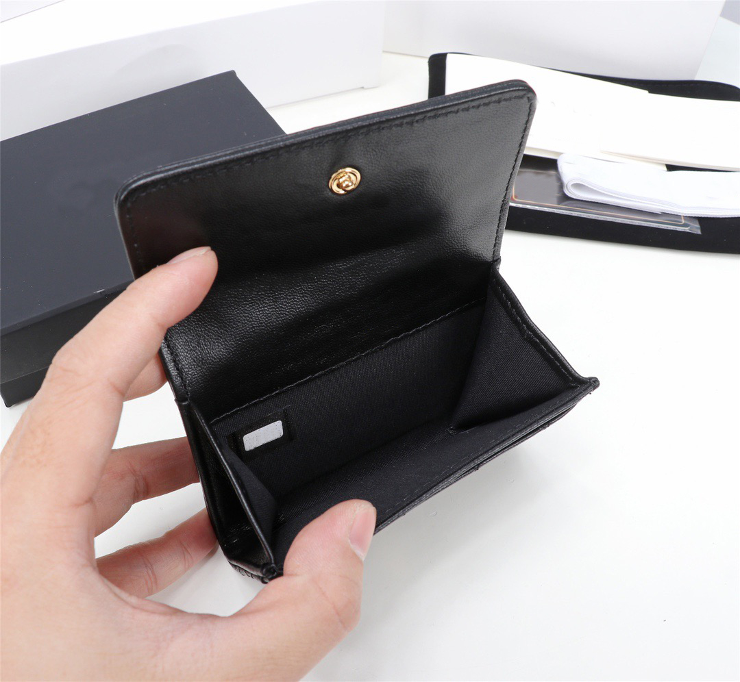 

New best quality genuinel leather mens wallet with box luxurys designers wallet womens wallet purese credit card holder passport holder, Goods same the photos