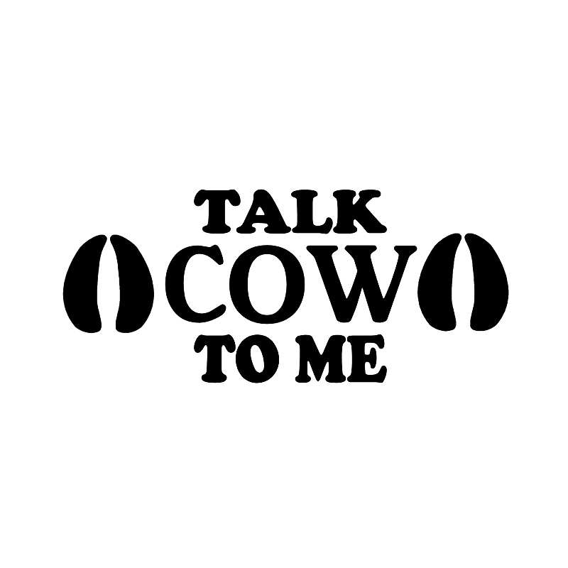 

17*7.4cm Talk Cow to Me DECAL STICKER Funny Car Window Bumper Novelty JDM Drift Vinyl Decal Sticker, Color