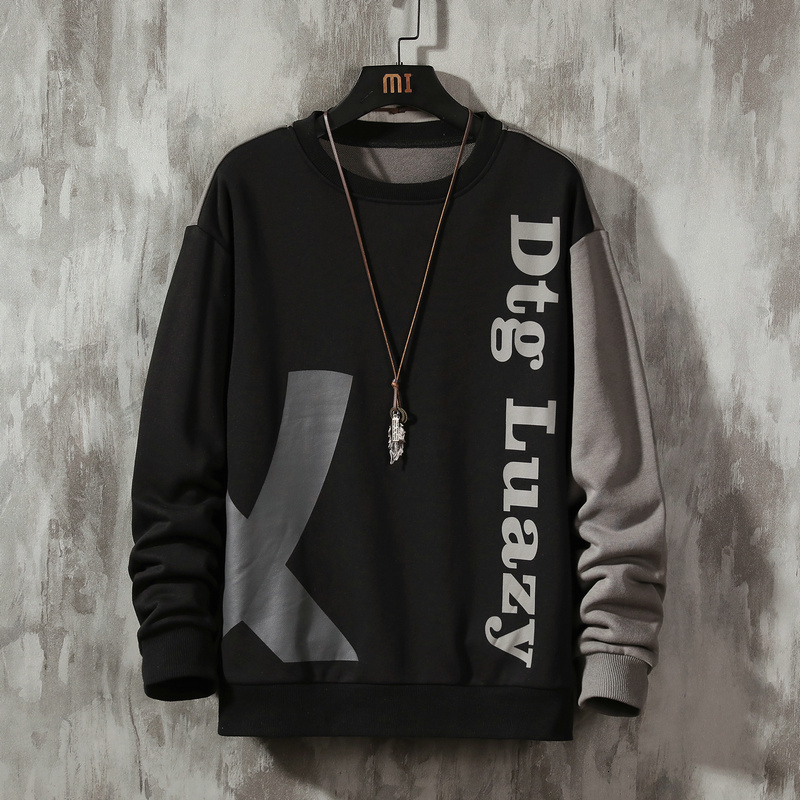 

2021 New Autumn Spring Hoodies of Striped Men Loose Hip Hop Punk Pullover Streetwear Big Fashion Clothes KTN3, Ds971 d