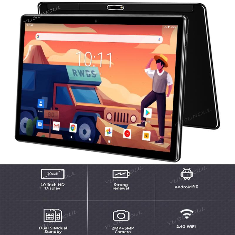 

2020 Best-selling 10 inch 3G Phone Call Tablet Pc Android 9.0 Quad Core Google Play 32GB ROM Dual SIM Cards WiFi Tablets 10.1, White