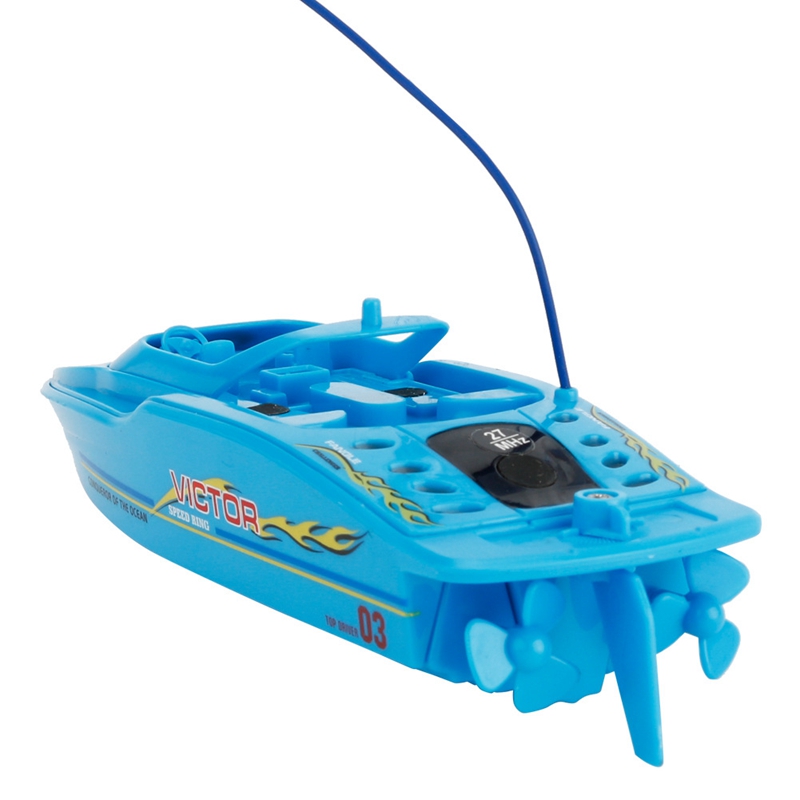 

Children's Outdoor Activities Speed Boat Race Competition Sailing Model Toy, Blue