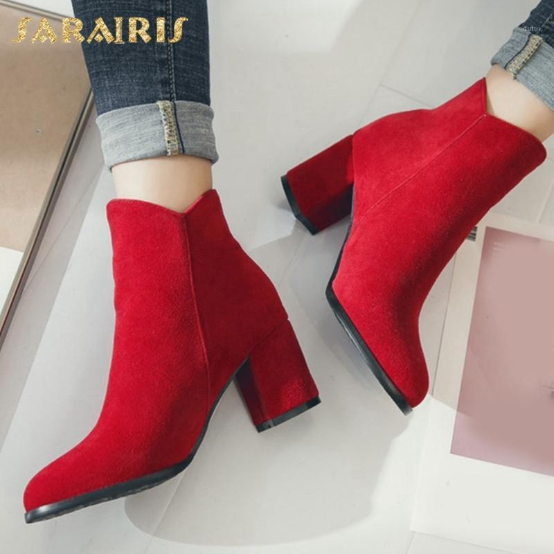 

Brand New Big Size 43 Elegant Square Heels Office Ladies Ankle Boots Winter Shoes Women Boots Female1, Black