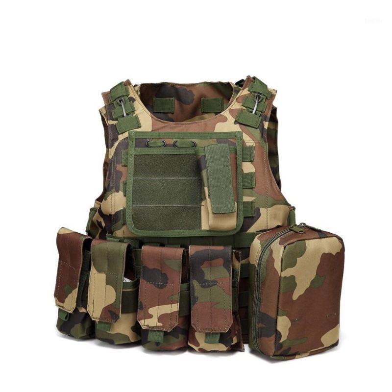 

Molle Fans Men Women Tactical Vest Outdoor Multi-functional Nylon Combat Training CS Field Hunting Equipment Waist Coat1, Black
